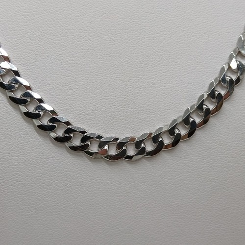 CATENA DA UOMO- UNISEX IN ARGENTO 925 A MAGLIA GRUMETTA DA 50 cm 31 GR. (0449) - Imagen 2 de 10