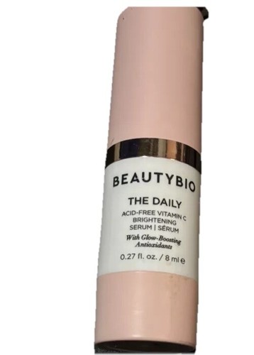 Beauty Bio The Daily Facial Serum ~ Acid Free Vitamin C ~ Mini .27 oz. ~ NEW - Picture 2 of 7