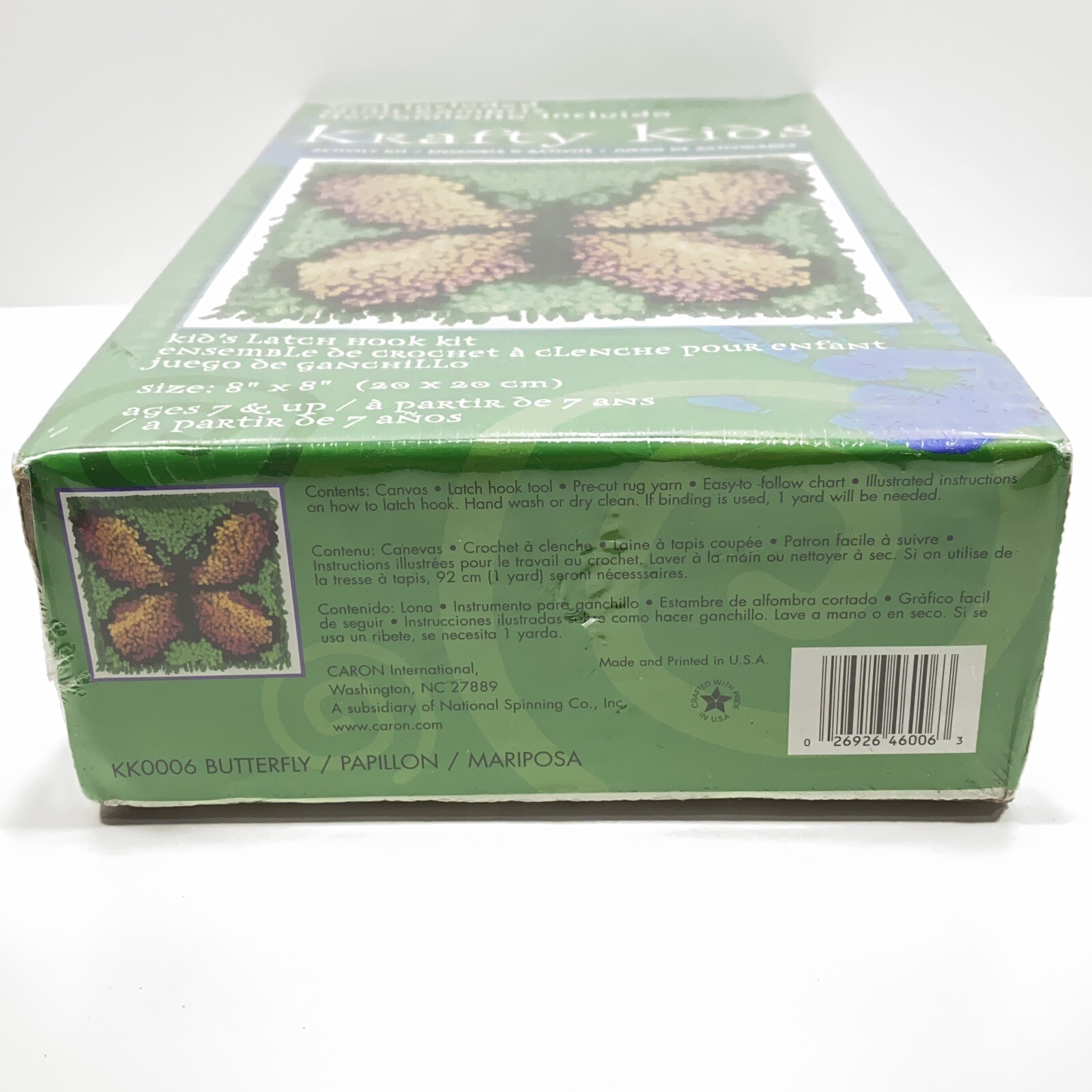 Caron Krafty Kids Latch Hook Kit Rainbow Butterfly Kk0006 For Sale Online Ebay