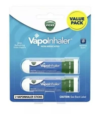 2 packs of Vicks VapoInhaler Twin Pack for a total of 4 scented sticks