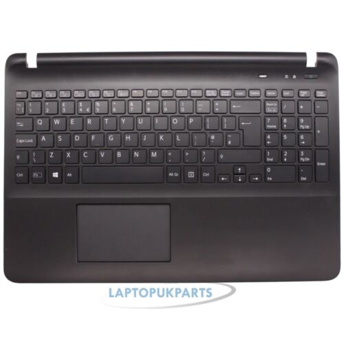 Neu Ersatz für Sony VAIO SVF15218CXP schwarz Handauflage Tastatur Touchpad UK - Bild 1 von 3