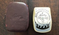 Vintage Horvex 2 Light Meter Metrawatt AG Nurnberg Germany Leather Case Weston