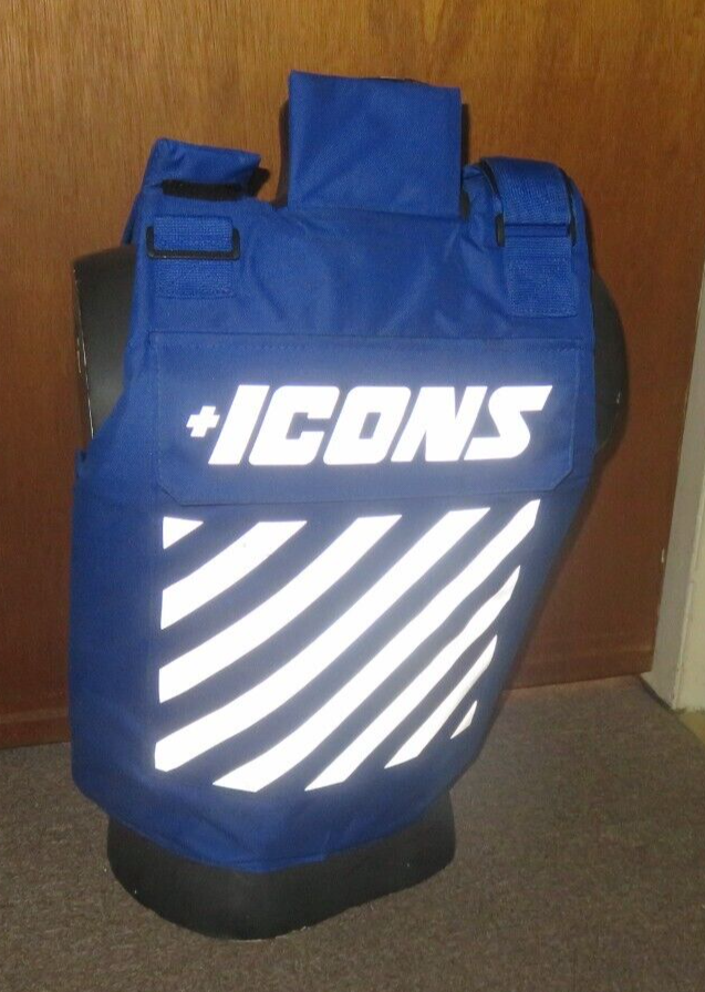 Hudson ICONS Blue One Size Adult Paintball Vest / R Restricted Wearers