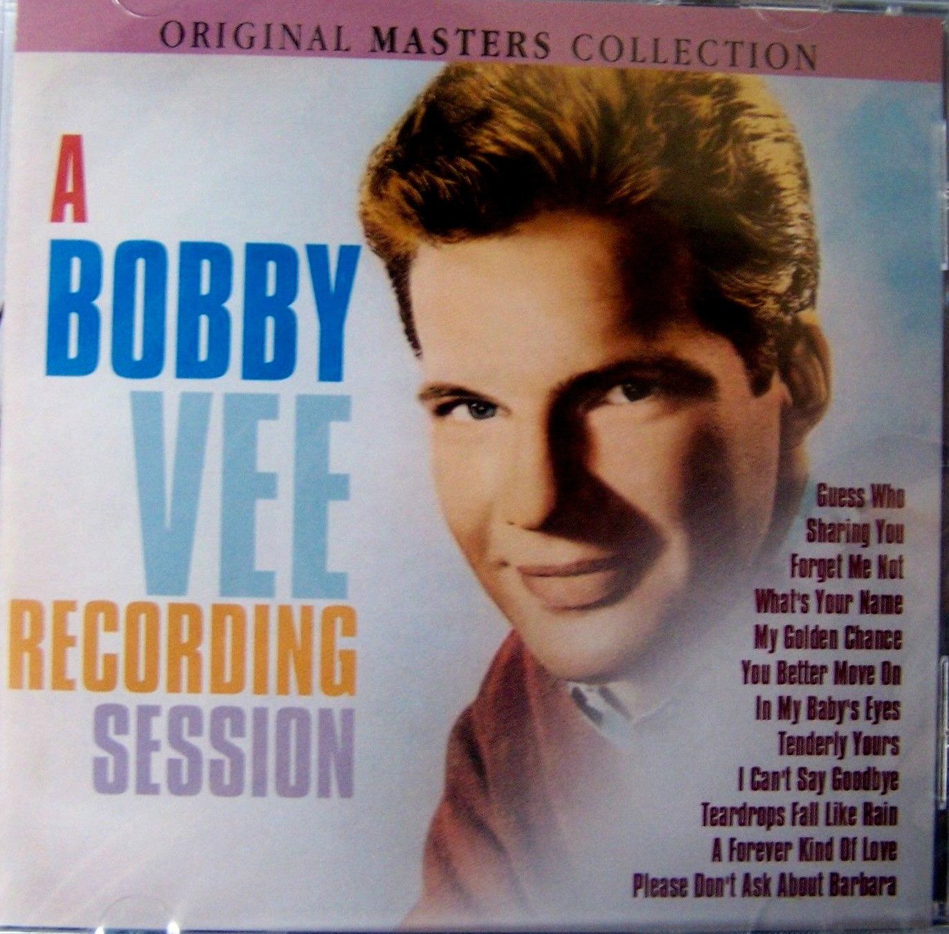 BOBBY VEE RECORDING SESSION NEW CD ORIGINAL MASTERS COLLECT