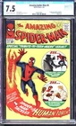 Amazing Spider-Man #8 (1964) CGC 7.5 -- O/w to white pages; 1st Living Brain