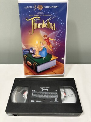 Thumbelina clamshell VHS tape