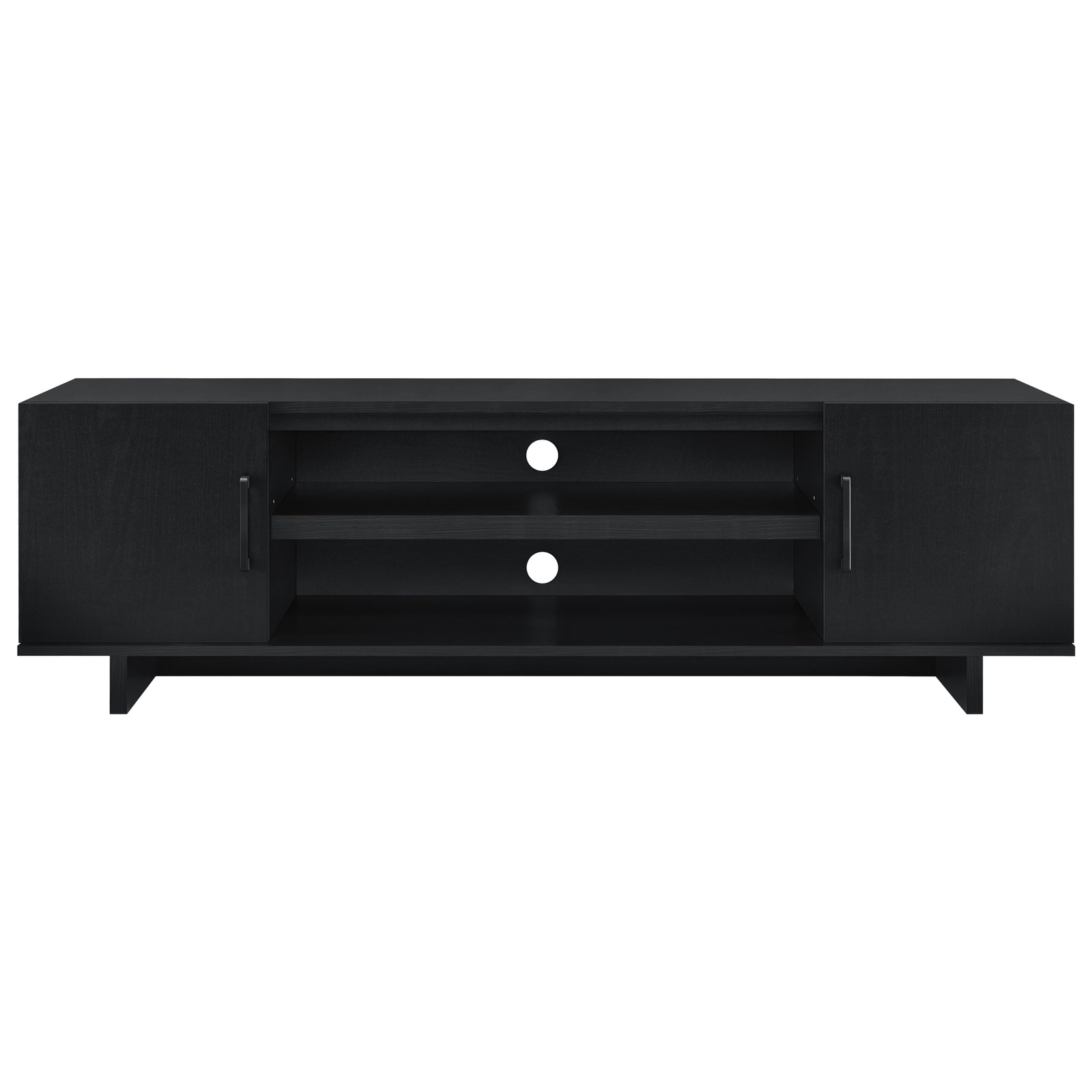 For Tvs Up To 65", Black Oak 65" Tv Stand