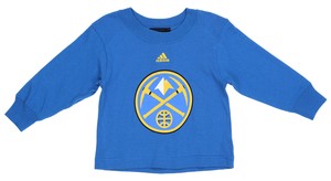 Adidas NBA Toddlers Denver Nuggets Long Sleeve Team Logo Tee Shirt | eBay