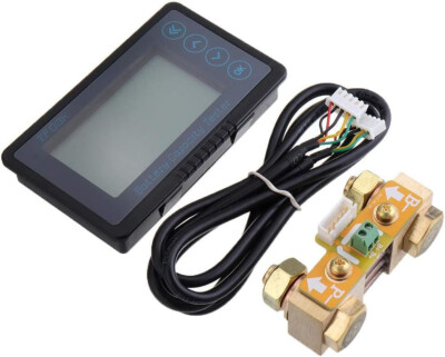 TF03K 100V 350A Coulomb Counter Meter Battery Capacity Indicator Voltage Display