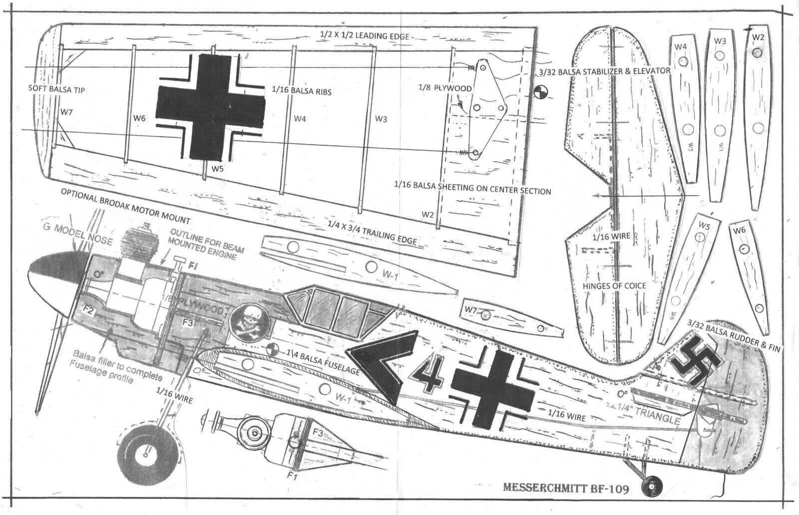 Línea de control y los modelos freeflight