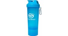 SMARTSHAKE SMART SHAKE 600ML PROTEIN MIXER SHAKER BOTTLE BLUE