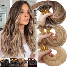 CLEARANCE Nano Ring Tip Remy Human Hair Extensions Micro Beads Full Head 150G US
