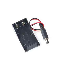 5PCS 9V Battery Wire Plug 5.5 2.1mm Holder Box Case for Arduino