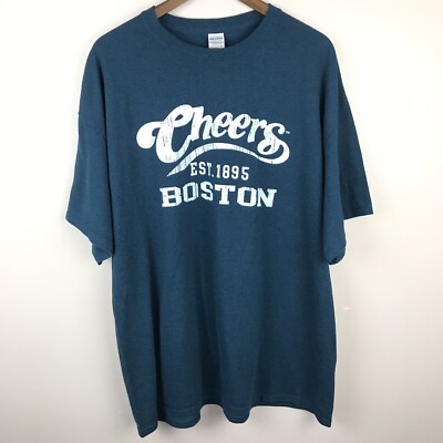 Cheers Boston Est. 1895 Short Sleeve T-Shirt Size 2 XL | eBay