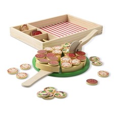 Melissa  Doug Wooden Pizza Party Play Set, 36 13.0 x 9.05 x 1.6, Multi-color