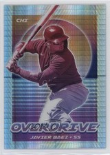 2021 Panini Chronicles Overdrive Hyper Prizm 223/299 Javier Baez #1 m1u
