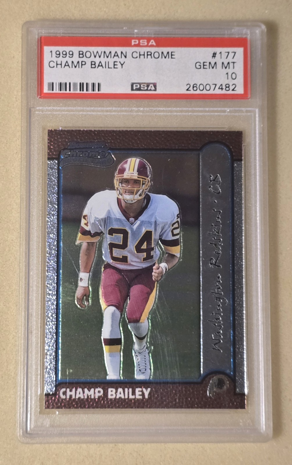 Champ Bailey Bowman Chrome #177 Base