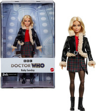 Barbie Ruby Sunday Doll, Dr. Who Collectible Inspired by the Series’ 14Th Season