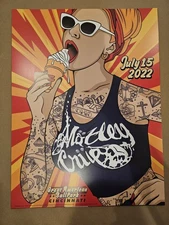 Motley Crue Poster Cincinnati OH July 15 2022 Great American Ballpark 