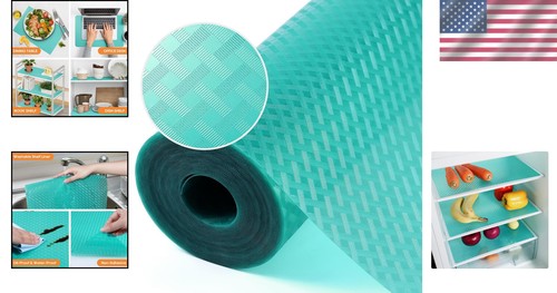 Elegante blaue EVA Regaleinlagen - wasserdicht, ölfest & BPA-frei 17,5" x 236" - Bild 2 von 10
