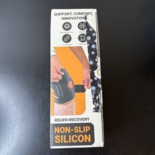 DR. BRACE Elite Knee Brace With Side Stabilizers  Patella Gel Pad Large NEW/OB