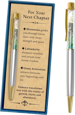 Graduation Crystal Pen  for Her, New Beginning & Next Chapter , Anxiety Relief