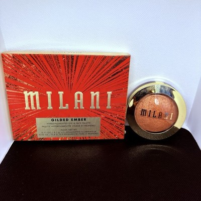 Milani Gilded Pastel Hyper-Pigmented Eyeshadow Pallette & Baked Highlighter 120