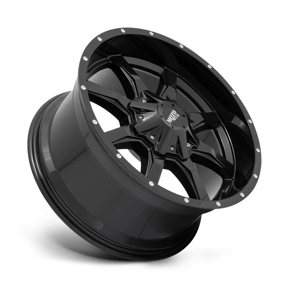 Moto Metal MO970 17x8 +0 Gloss Black Wheel 6x135 6x139.7 (QTY 1) MO970780673A00
