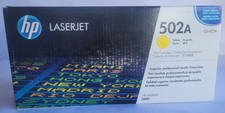 HP Toner 502A, Yellow Q6472A for HP Color LaserJet 3600 Series -NEW SEALED Ink