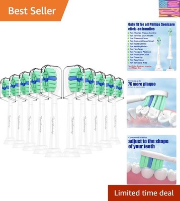 Toothbrush Replacement Heads Compatible with Philips Sonicare C1 C2, Plaque C...