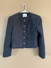 VTG Doncaster Women  s Tweed Blazer Jacket Size 10