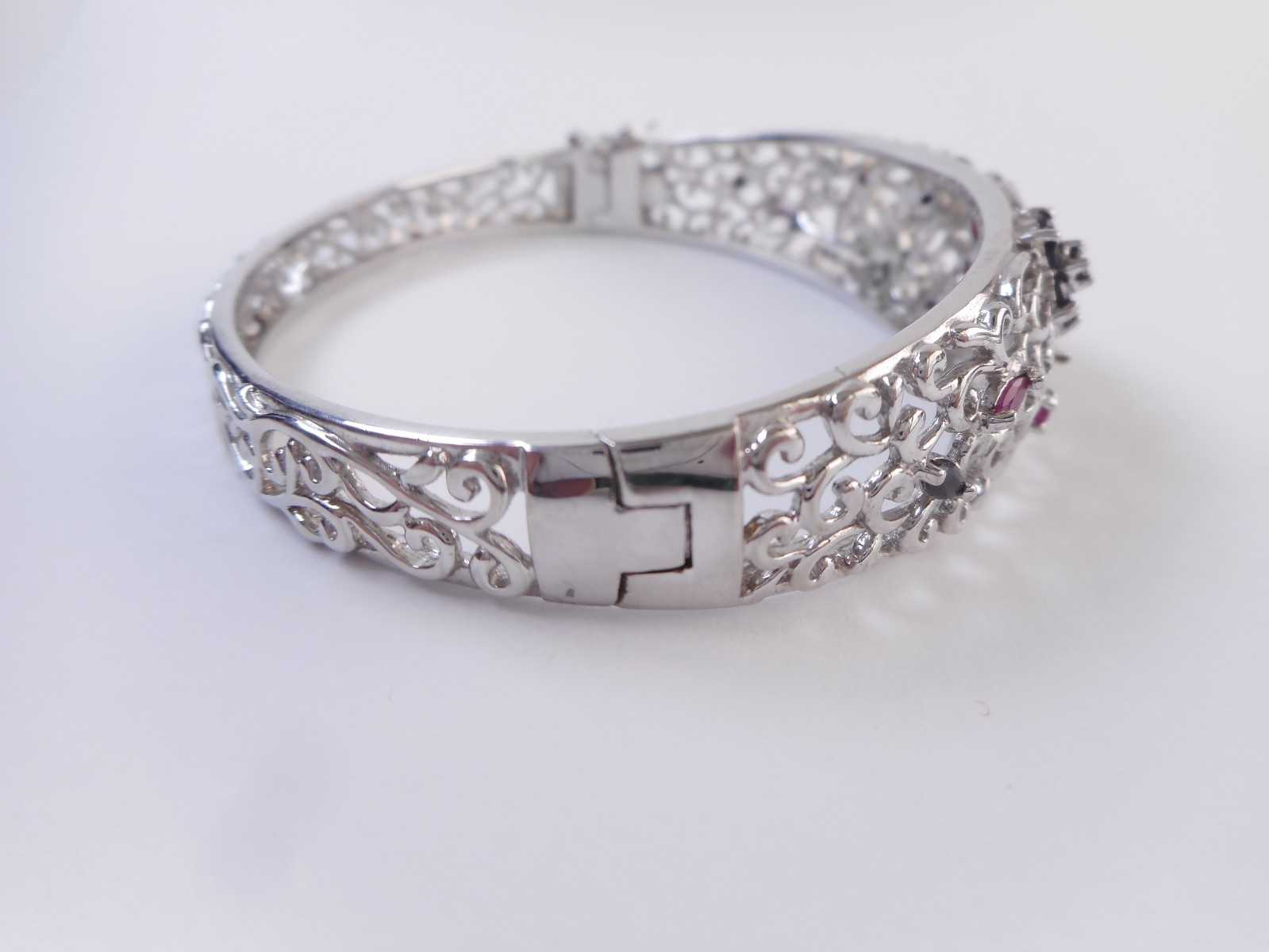 Ross Simons Sterling Silver Flower Ruby Emerald S… - image 13