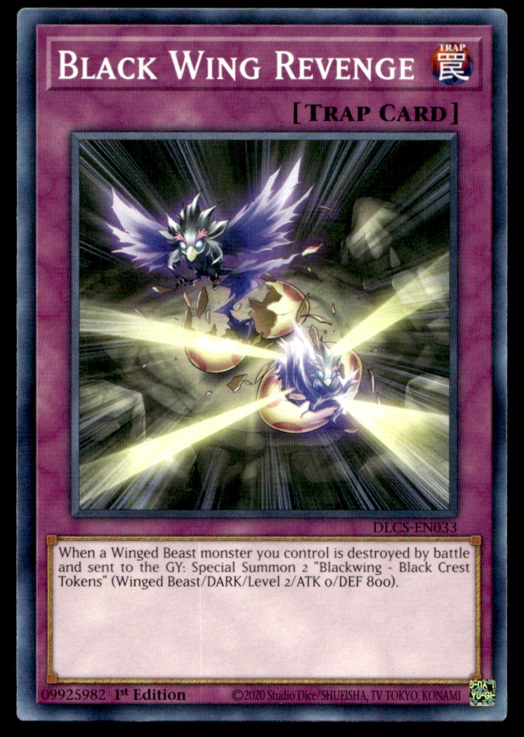 Black Wing Revenge - DLCS-EN033 - 1st Edition - YuGiOh