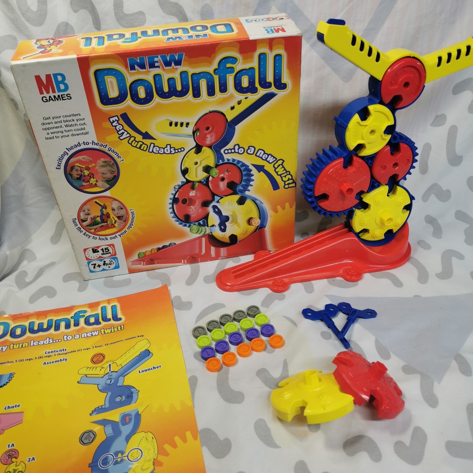 New Downfall Board Game By MB Games  (7+) Fully Complete