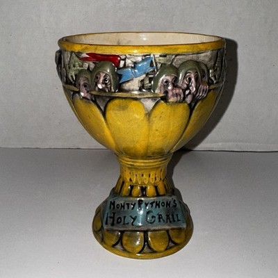 Monty Python Holy Grail Ceramic Goblet Cup 6  Vintage Movie Collectible Promo