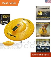 Waterproof Rechargeable Bait Bucket Aerator - Yellow Color, Ultra-Quiet
