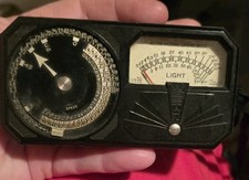 Leicameter photronic cased exposure meter Weston model 650 Leitz N.Y Vintage