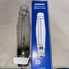 Howard (01196) LU250 250W ET18 High Pressure Sodium HPS Bulbs New in Box Clear