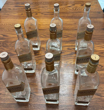 Johnnie Walker Gold Label Reserve - Nine (9) Empty 750ml Bottles with Cork