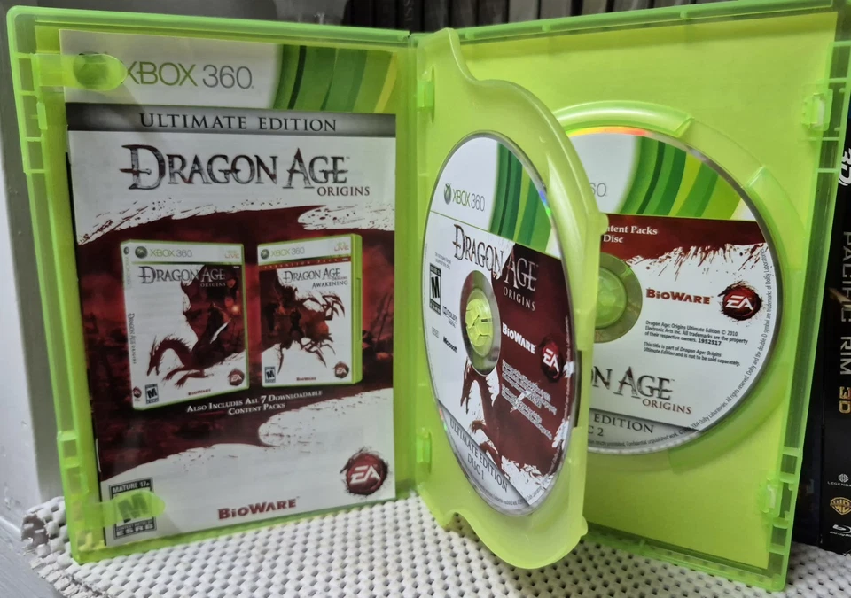 Dragon Age Origins Ultimate Edition + Dragon Age II Xbox 360 CIB w/ Manual - Image 3 of 4