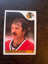 1985-86 O-Pee-Chee OPC #255 Warren Skorodenski RC - Chicago Blackhawks NRMT
