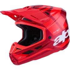 Alpinestars 2026 SM7 Helmet - Core - Red, Large 8301826-3127-L