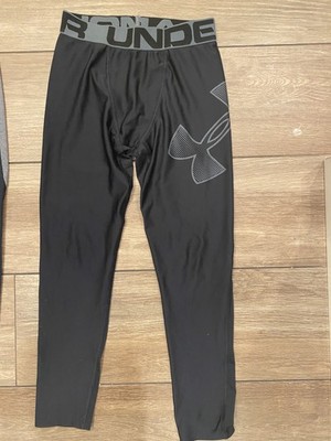 Under Armour Compression Fitted Leggings Youth Boys Size Medium
