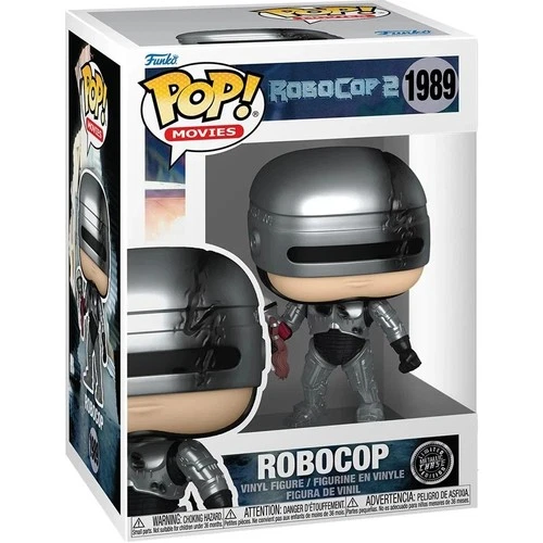 Funko Pop! Vinyl Figure: Movies: RoboCop 2 - RoboCop (METALLIC CHASE) #1989