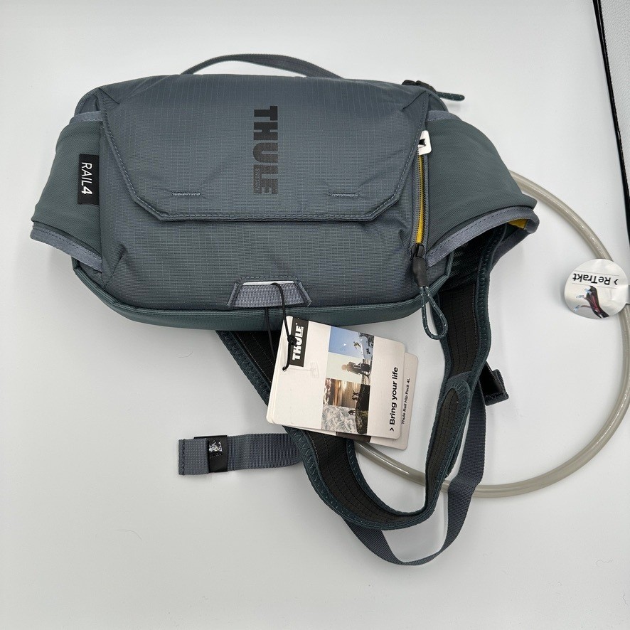 Thule Rail Hip Pack 4L Dark Slate Hydration Compatible Bike 