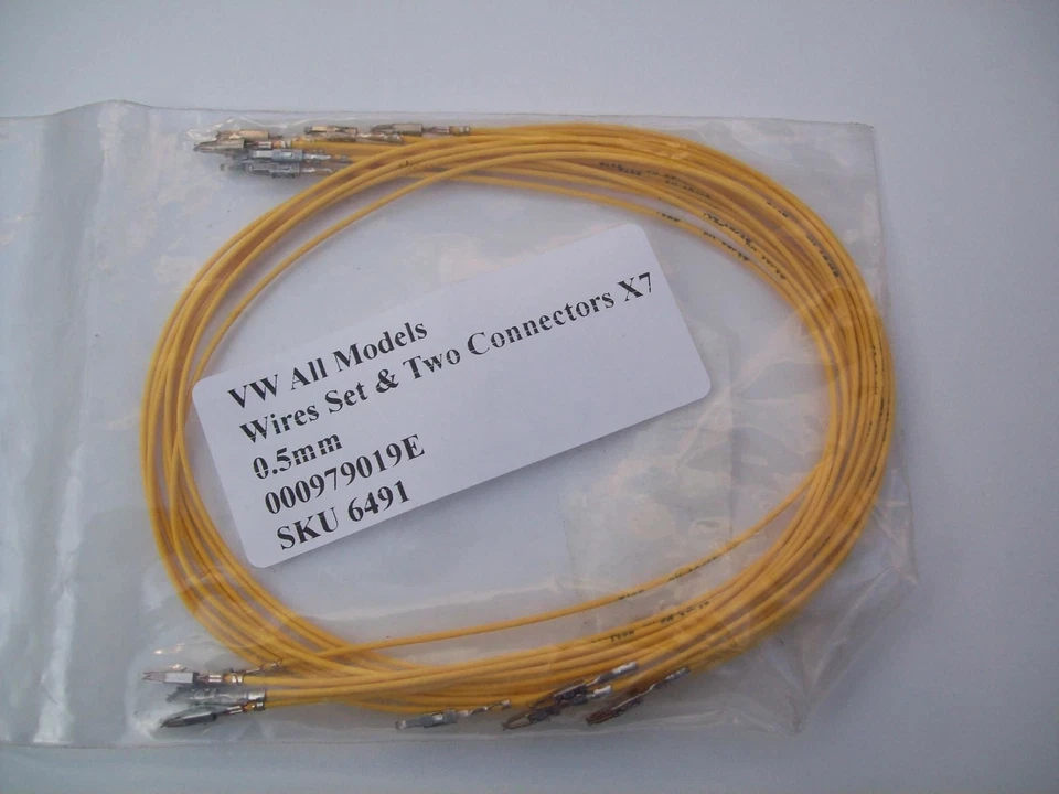 SEAT All Models Wires Set & Connectors x7 000979019E - Image 2 of 4