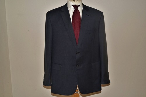 BRIONI Roma Anzug Gr. 58 blau Super 150'S Brunico - Theta Herren