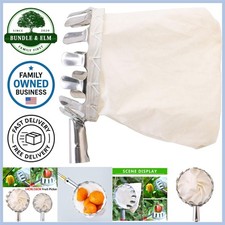 Metal Fruit Picker Head Basket Harvest Picking Tool for Orchard Garden