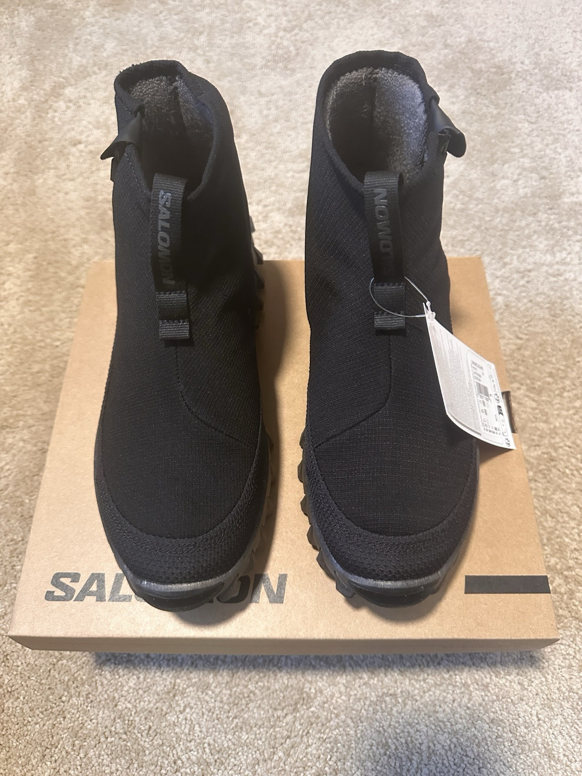 Scarpone da neve ultraleggero Salomon escursionismo sci outdoor avventura con impermeabile