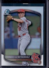 2025 Bowman Draft JJ Wetherholt Chrome Refractor #BDC-145 Cardinals